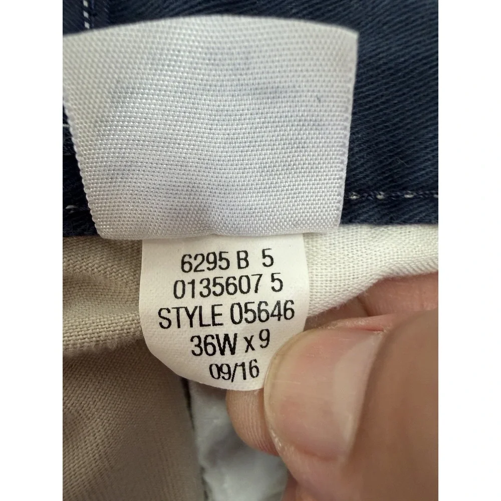 Saddlebred Mens Beige Flat Front Chino Shorts Size 36W Casual Summer Twill